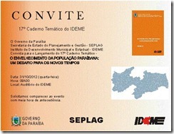 Convite Ideme 2012