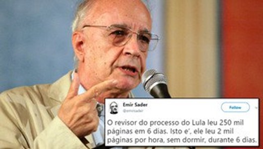 Emir Sader_processo_Lula