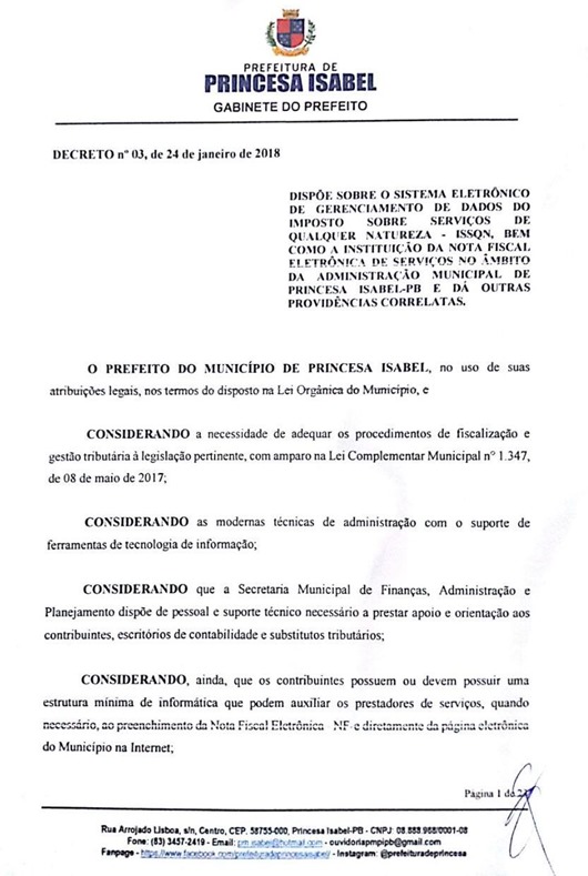 Decreto 03_NFE_Prefeitura de Princesa Isabel