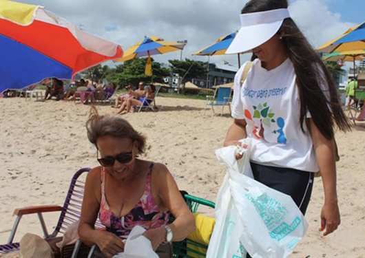 Praias do litoral paraibano recebem projeto de conscientização ambiental