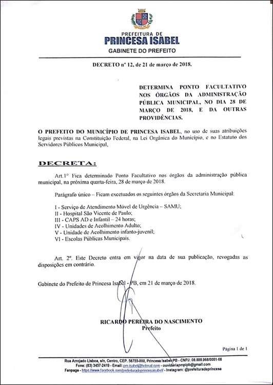 Decreto PMPI