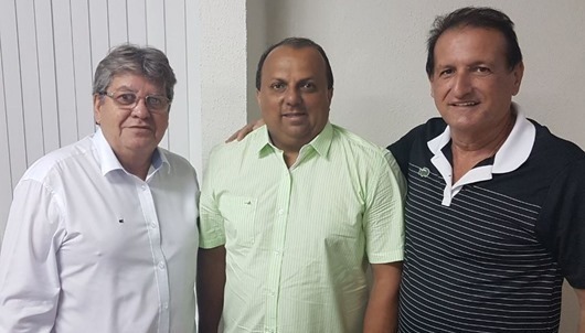 João Azevêdo, Ricardo Pereira e Hervázio Bezerra