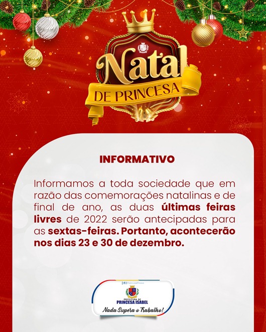 Informativo_Prefeitura de Princesa Isabel