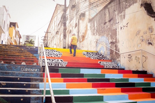 escadaria_pintura de arte