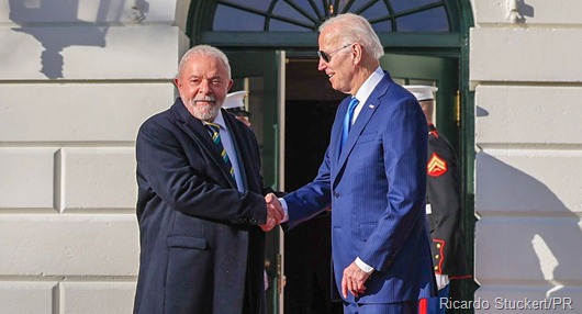 Washington (USA), 10.02.2023 - Presidente da República, Luiz Inácio Lula da Silva, durante Reunião com o Presidente dos Estados Unidos da América, Joe Biden. Casa Branca - Salão Oval, Washington (EUA). Foto: Ricardo Stuckert/PR