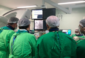 Hemodinâmica do Hospital Metropolitano realiza primeiro implante transcateter de válvula aórtica de 2024